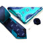 Ocean Boulevard  Teal Silk Tie Set