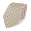 Taupe and purple pattern silk tie from Ocean Boulevard