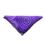 Ocean Boulevard Purple silk pocket square